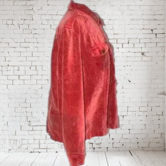 Coldwater Creek Embroidered Velvety Soft Shacket - Picture 3 of 5